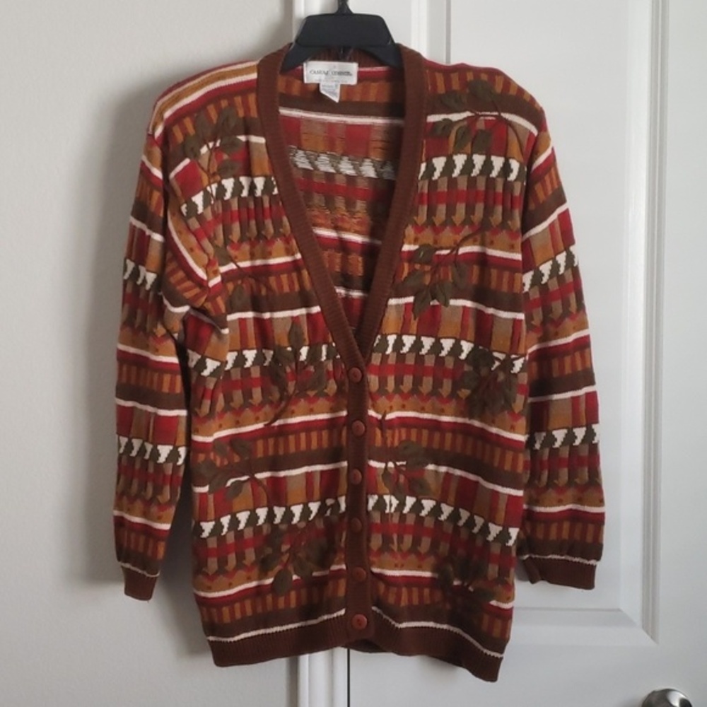 Causal Corner Vintage Cardigan, Ugly Sweater, Holiday Sweater